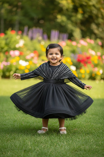 Black Corded Dress