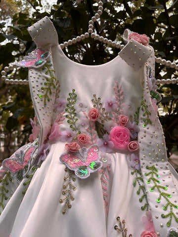 White Handmade Designer Dress