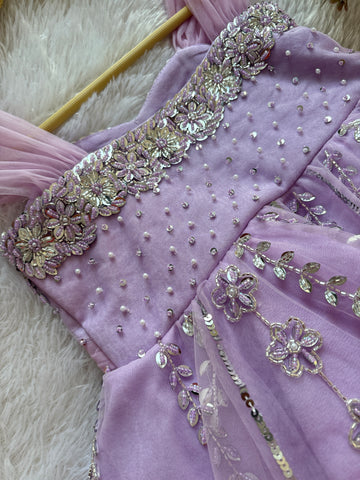 Lavender Handmade Dress