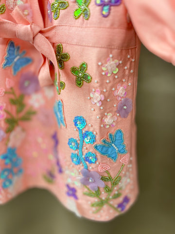 Peach Baby Girl Co-ord Set