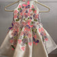White Halter Neck Baby Dress
