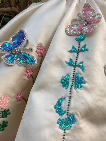 Crème Hand Embroidered Dress