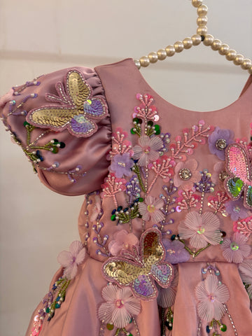 Pastel Pink Handmade Dress