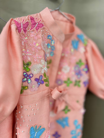 Peach Baby Girl Co-ord Set