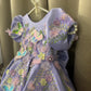 Lavender Hand Crafted Dress