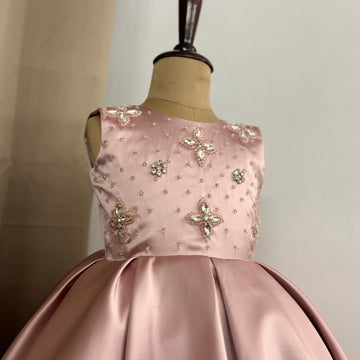 Pink Emblished Birthday Dress