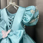 Green Hand Painted Dress