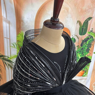 Black Corded Dress
