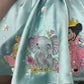 Green Hand Painted Dress