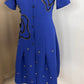 Beautiful women Blue colour modern design long shirt