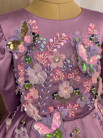 Lavender Handmade Dress