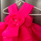 Pink Flower Organza Dress
