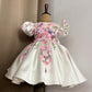 Off White Hand Crafted Dress