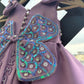 Lavender Bow Handmade Birthday Dress