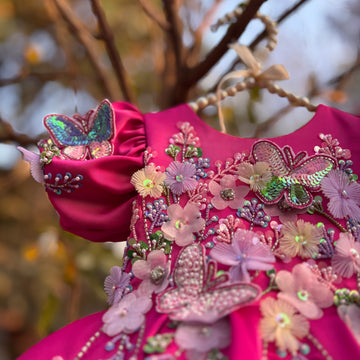 Pink Handmade Dress