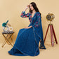 EF1027 - Blue Printed Anarkali Set