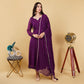 EF1028 - Purple Anarkali Set