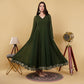 EF1031 - Green Mirror Work Anarkali