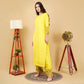 EF1035 - Yellow Embroidered Suit Set