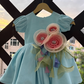 Blue Kids Birthday Dress