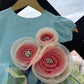 Blue Kids Birthday Dress