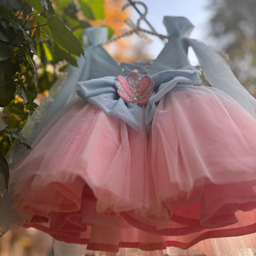 Dual Tone Handmade Dress