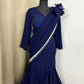 Blue stylish saree