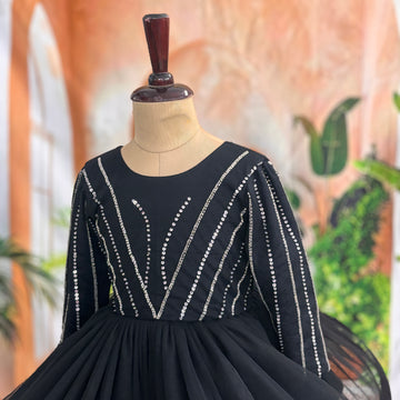 Black Handmade Dress