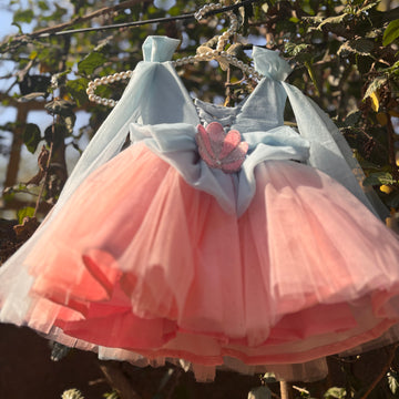 Dual Tone Handmade Dress