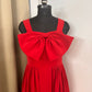 Red Bow Style Dress for women