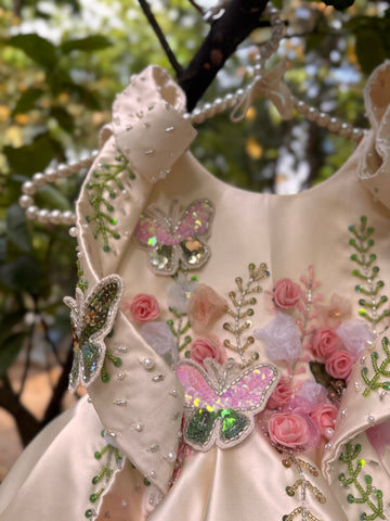 Cream Handmade Dress