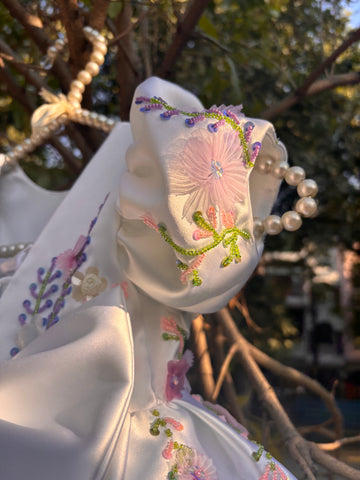White Hand Crafted Dress