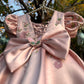 Peach Big Butterfly Dress