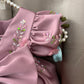 Pink 3 D Butterfly Dress