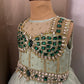 Green Handmade Ball Gown