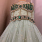 Green Handmade Ball Gown