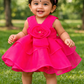 Pink Flower Organza Dress