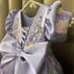 Lavender Hand Crafted Dress