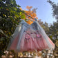 Dual Tone Handmade Mother Daughter Dress Set