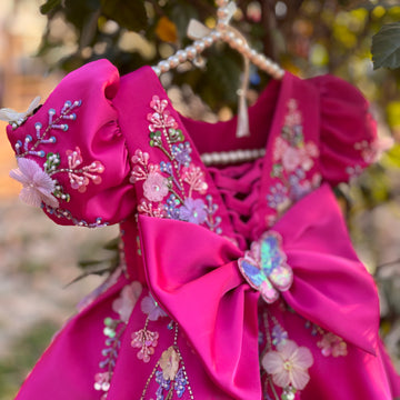 Pink Handmade Dress