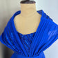 Blue Corded Birthday Dress