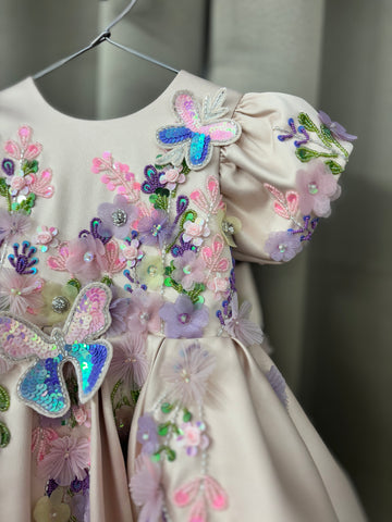Handwork Beautiful birthday dress for baby Girl