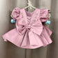 Pink 3 D Butterfly Dress
