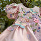 Pink Hand Crafted Birthday Dress