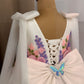 Beautiful White colour Handwork Dress