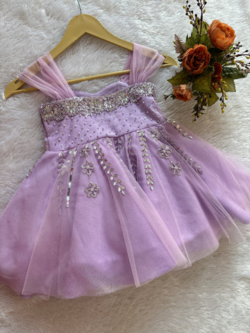 Lavender Handmade Dress
