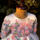 White Hand Crafted Emblished Dress