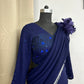 Blue stylish saree