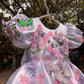 White Handmade Emblished Dress