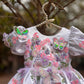 White Handmade Emblished Dress